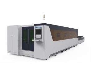 metaalbewerking industriële lasersnijmachine volledig bedekt type 1000w
