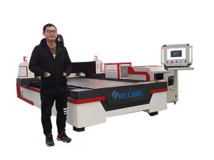 lineaire geleideraandrijving cnc laserpijpsnijmachine voor koper / titanium