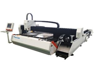 buis metaalvezel lasersnijmachine 1500 w instelbare snelheid met automatische invoer